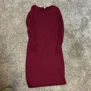 Red Midi Dress